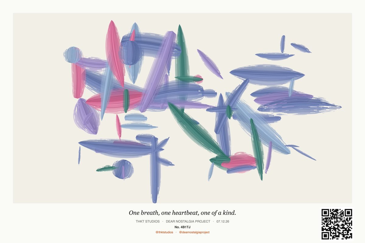A unique heartbeat painting from PULSE
