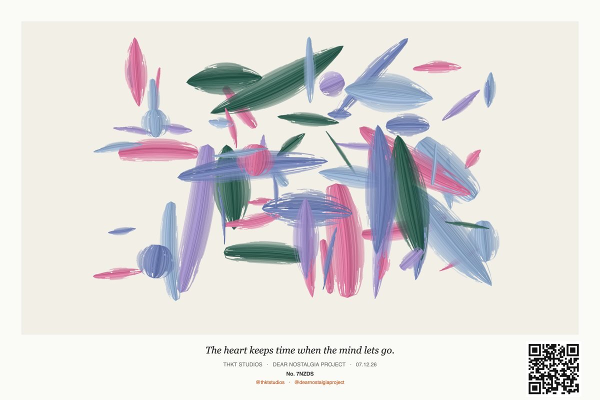 A unique heartbeat painting from PULSE