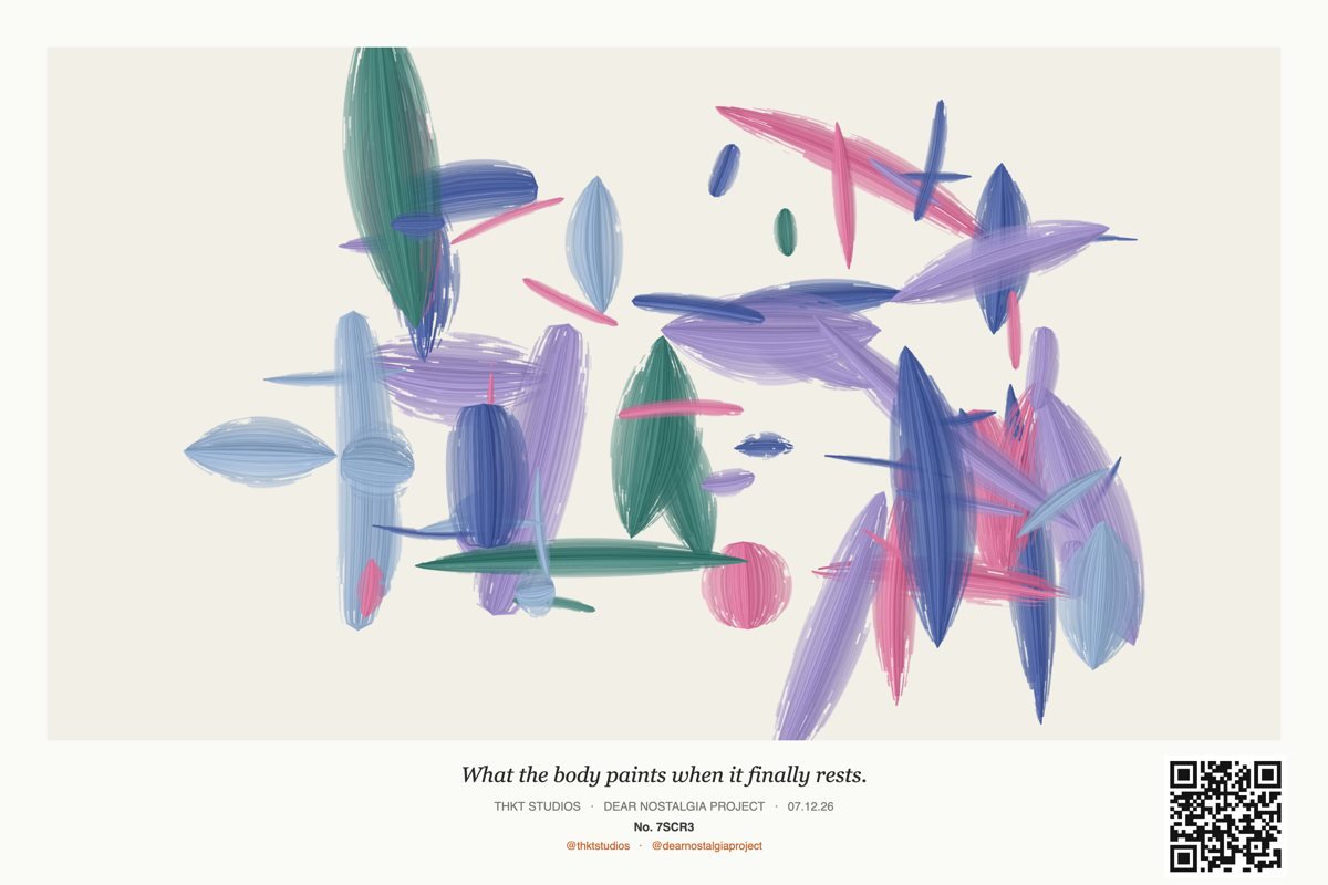 A unique heartbeat painting from PULSE