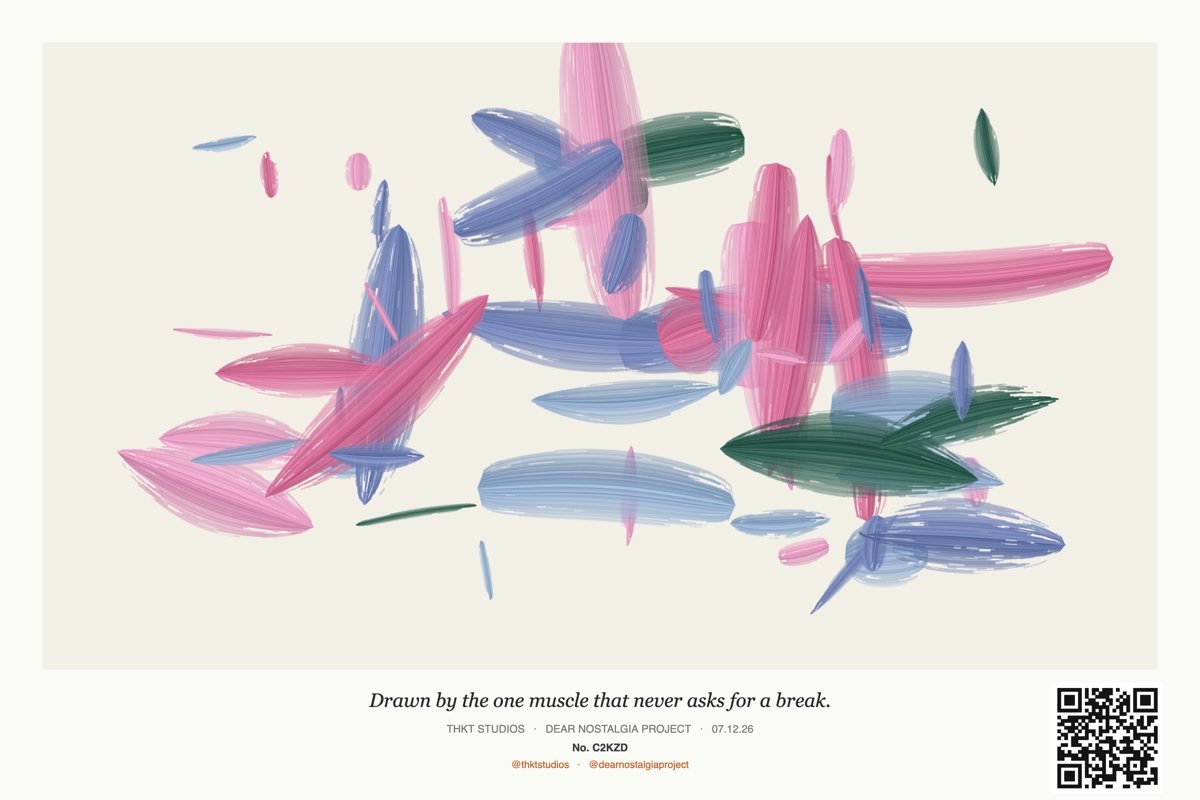 A unique heartbeat painting from PULSE