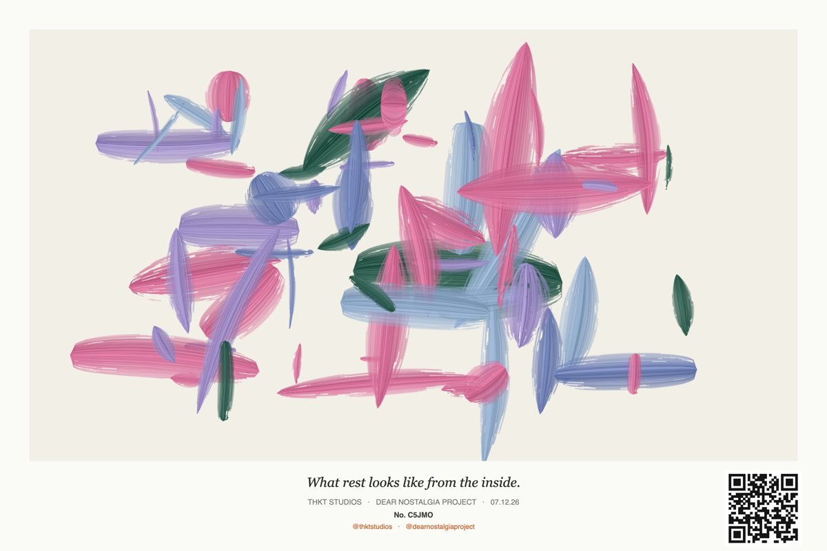 A unique heartbeat painting from PULSE