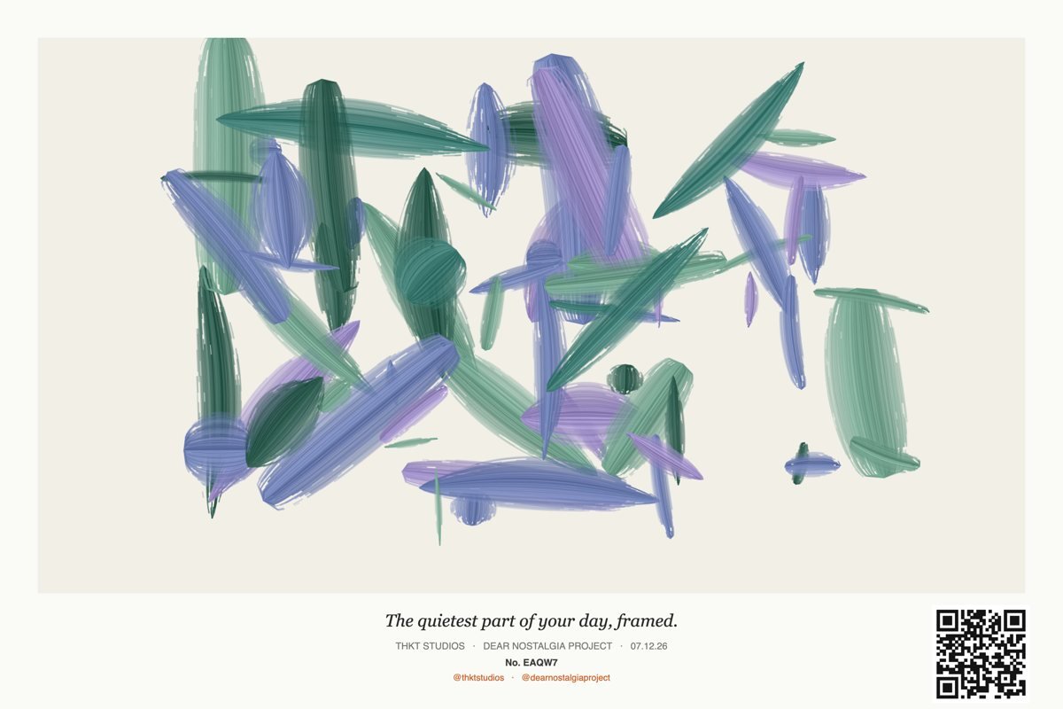 A unique heartbeat painting from PULSE