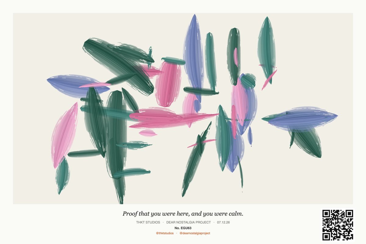 A unique heartbeat painting from PULSE