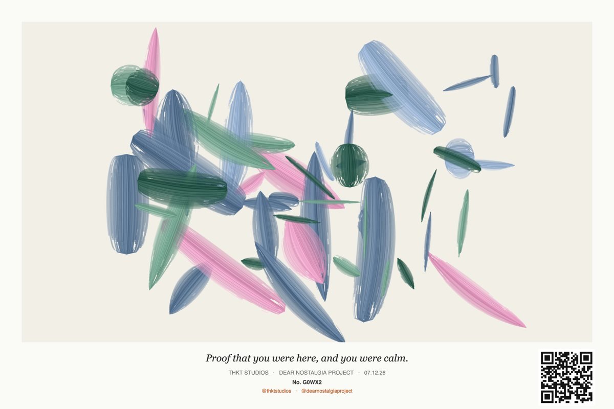 A unique heartbeat painting from PULSE