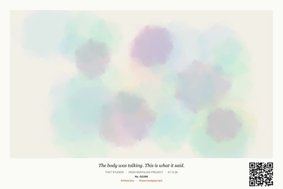 A unique heartbeat painting from PULSE